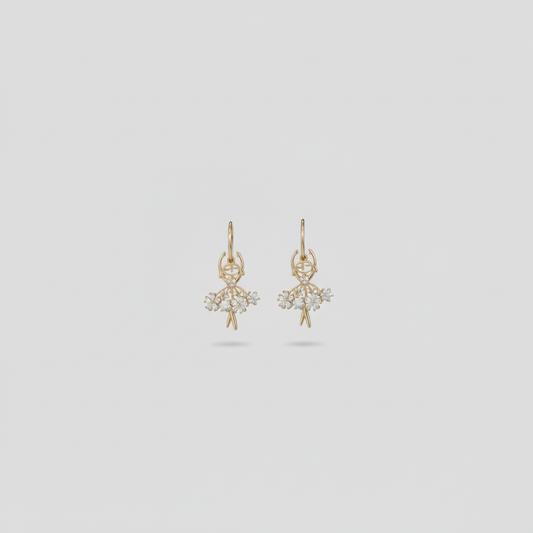 Ballerina Dancer Earrings — Very Far View