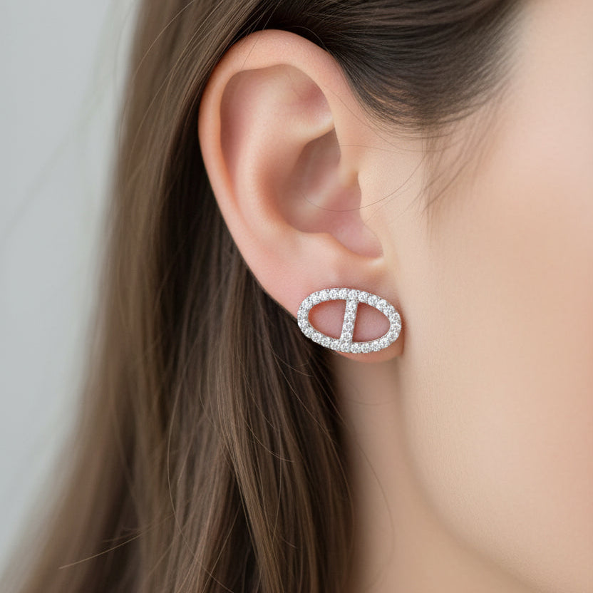 Classic DD Pavé Studs