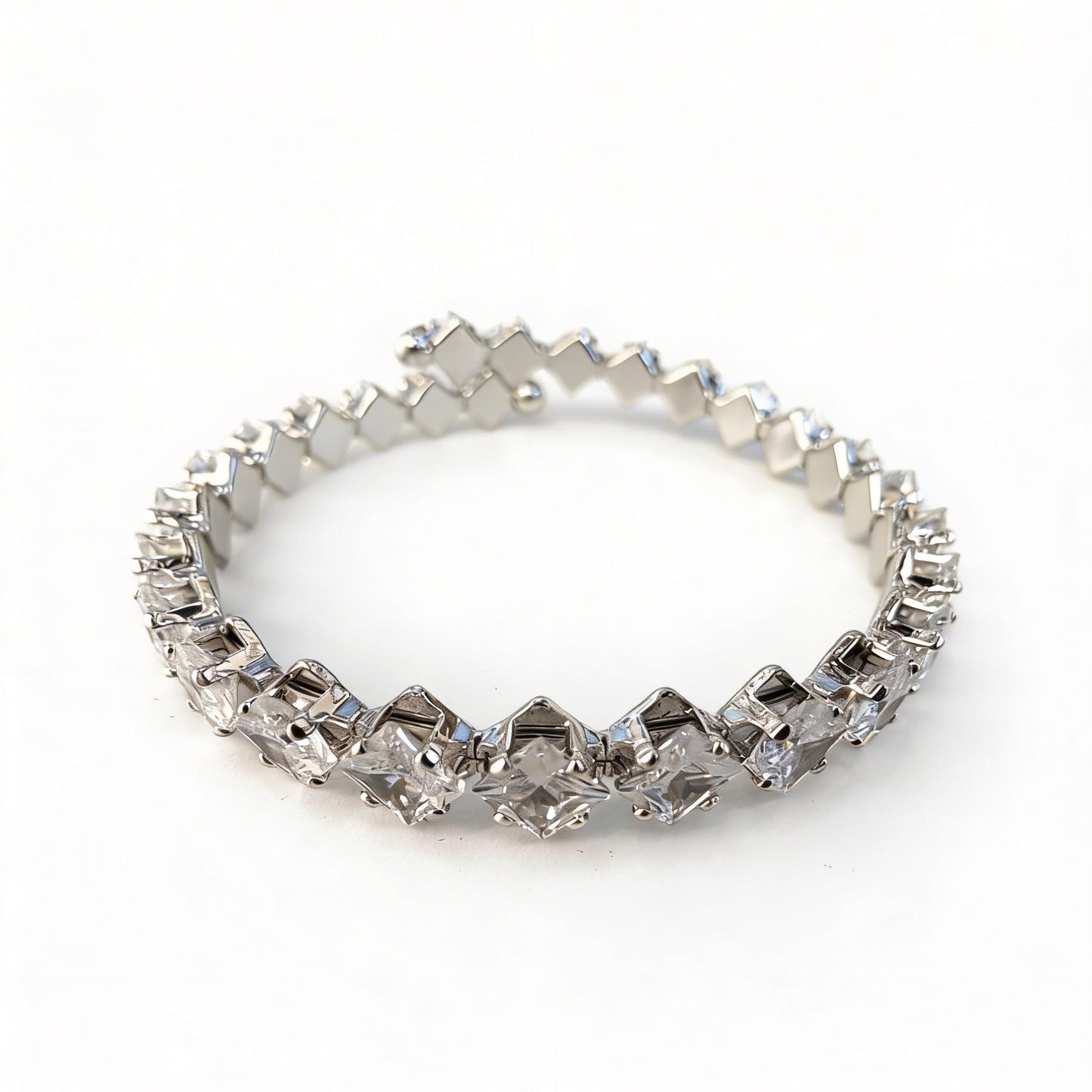 Croisé Crystal Bangle Cuff