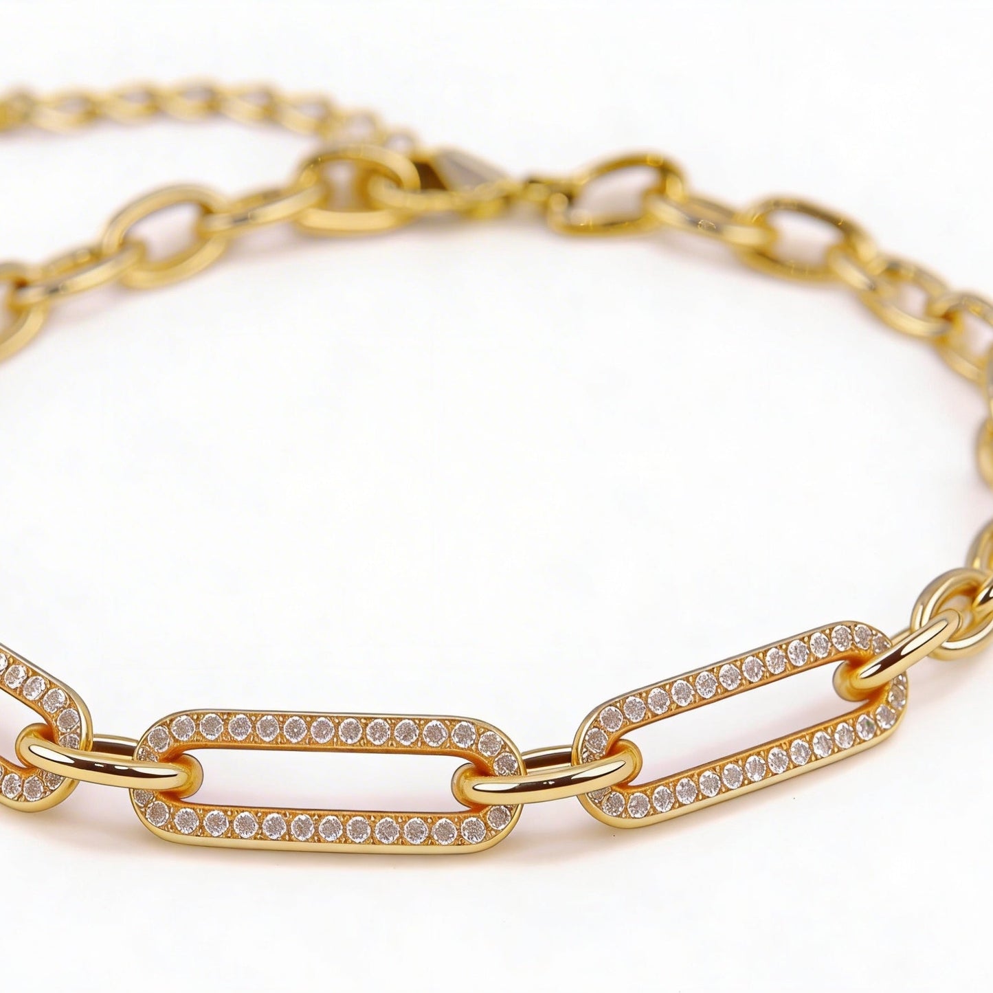 Pavé Chain Bracelet