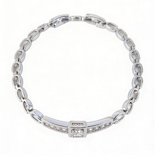 Soleil Solitaire Tennis Bracelet