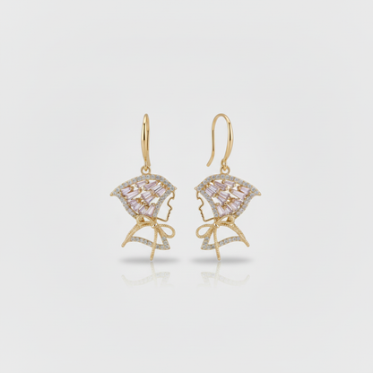 Ballerina Profile Earrings — Smaller Portion