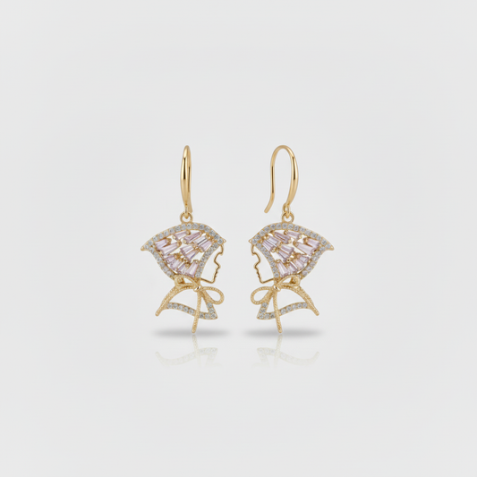 Ballerina Profile Earrings — Smaller Portion