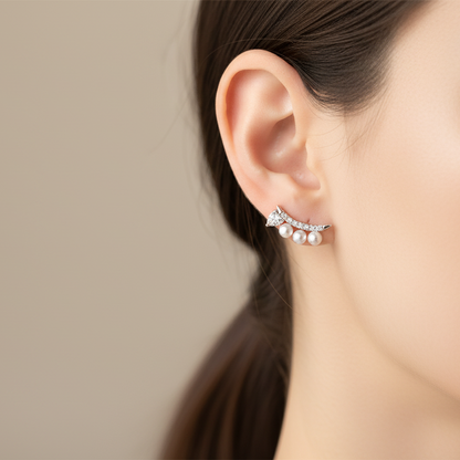 Rossy Pearl Elegance Studs