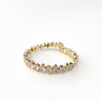Gold CZ Bracelet Far View