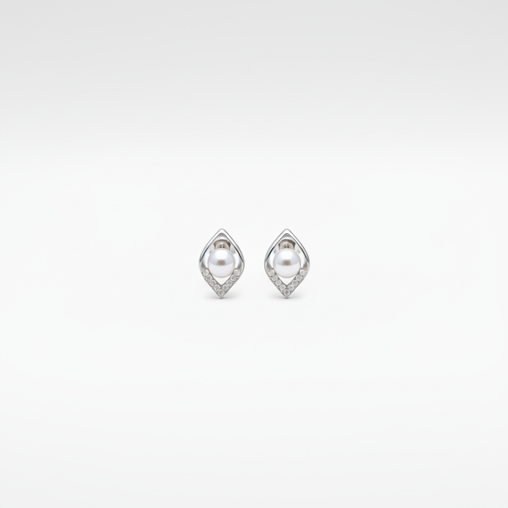 Moon Dew Pearl Earrings — Tiny Far View