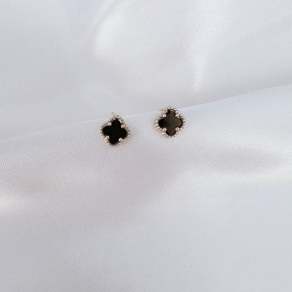 Clover Beaded Studs
