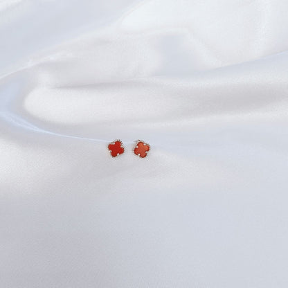 Clover Beaded Studs