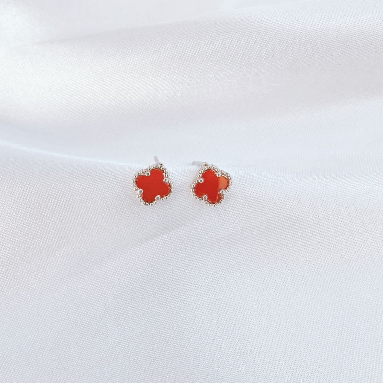 Clover Beaded Studs