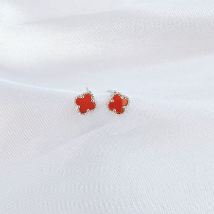 Clover Beaded Studs