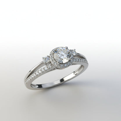 Timeless Queen Moissanite Diamond Ring