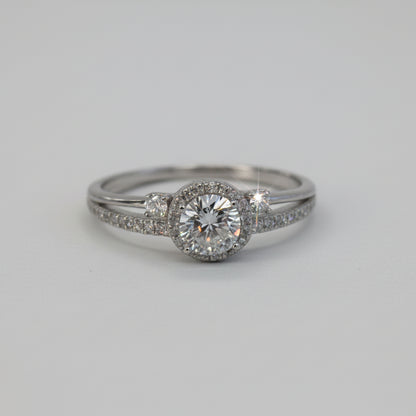 Timeless Queen Moissanite Diamond Ring