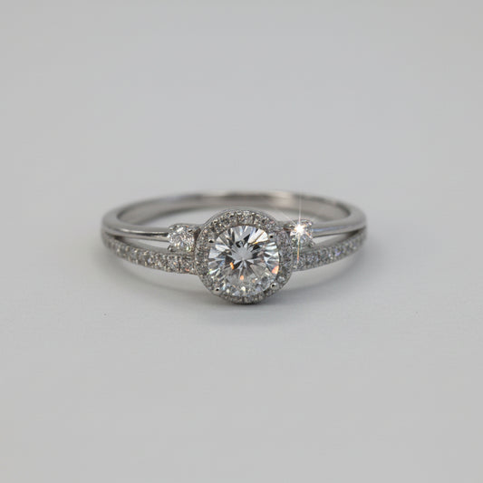 Timeless Queen Moissanite Diamond Ring