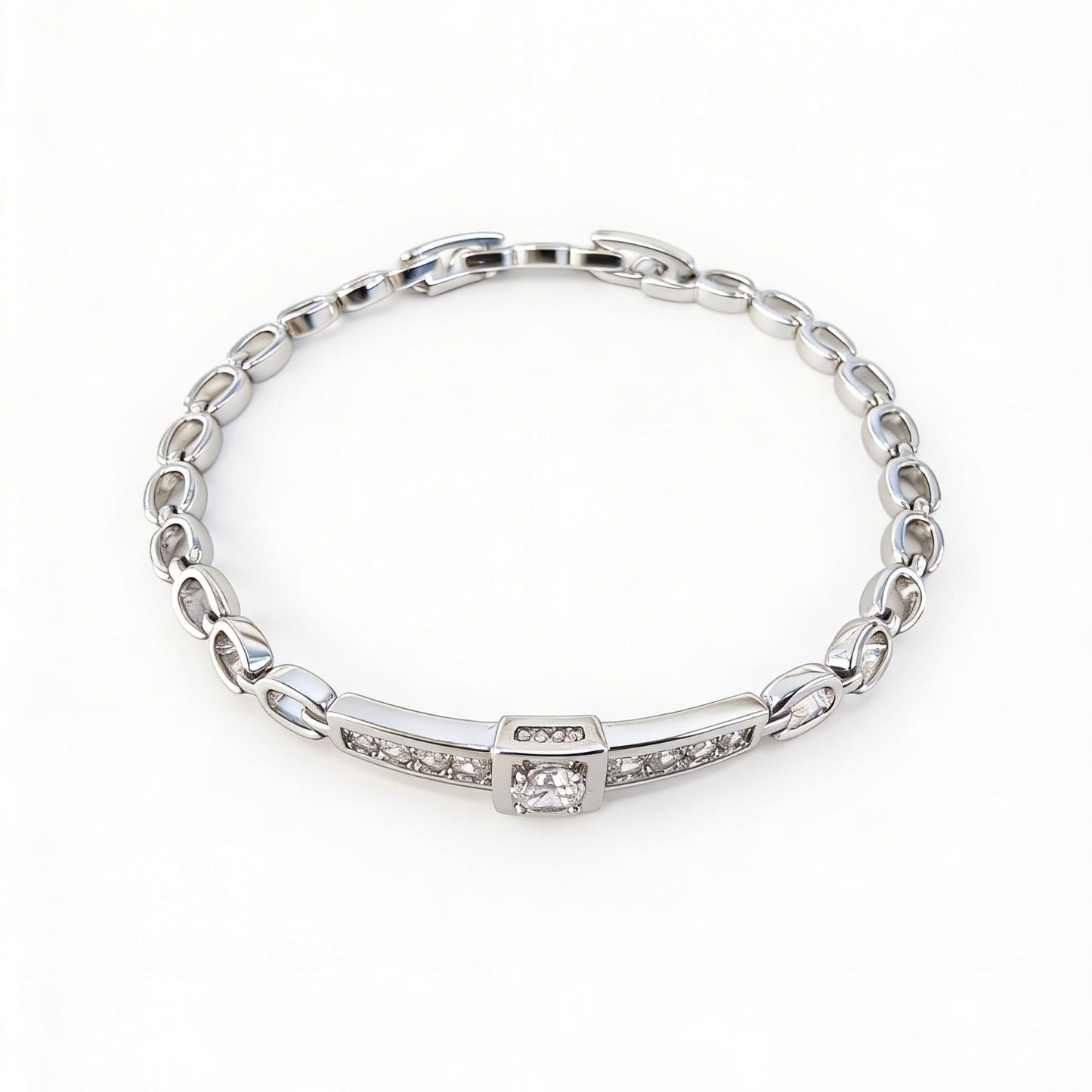 Soleil Solitaire Tennis Bracelet