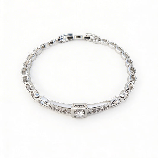 Soleil Solitaire Tennis Bracelet