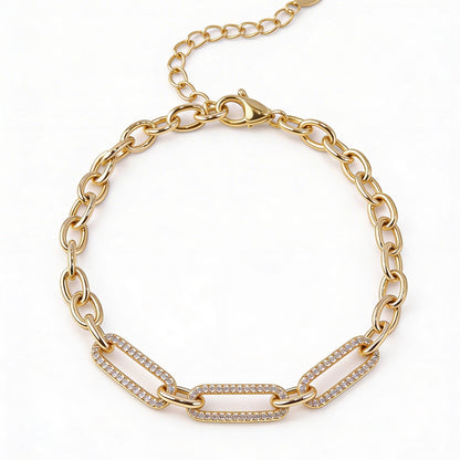 Pavé Chain Bracelet