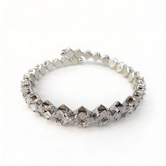 Croisé Crystal Bangle Cuff