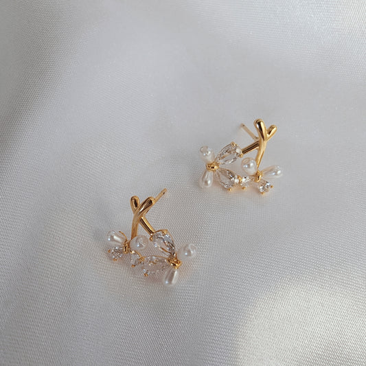 Pearl Blossom Whisper Studs