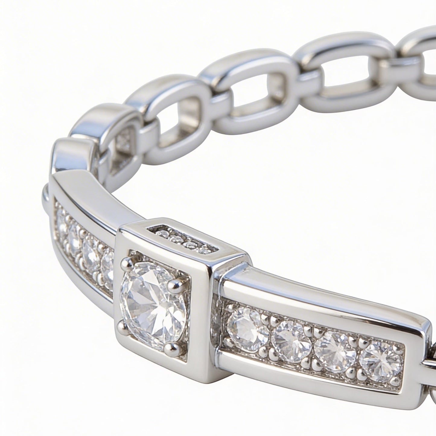 Soleil Solitaire Tennis Bracelet