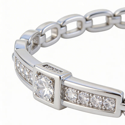 Soleil Solitaire Tennis Bracelet