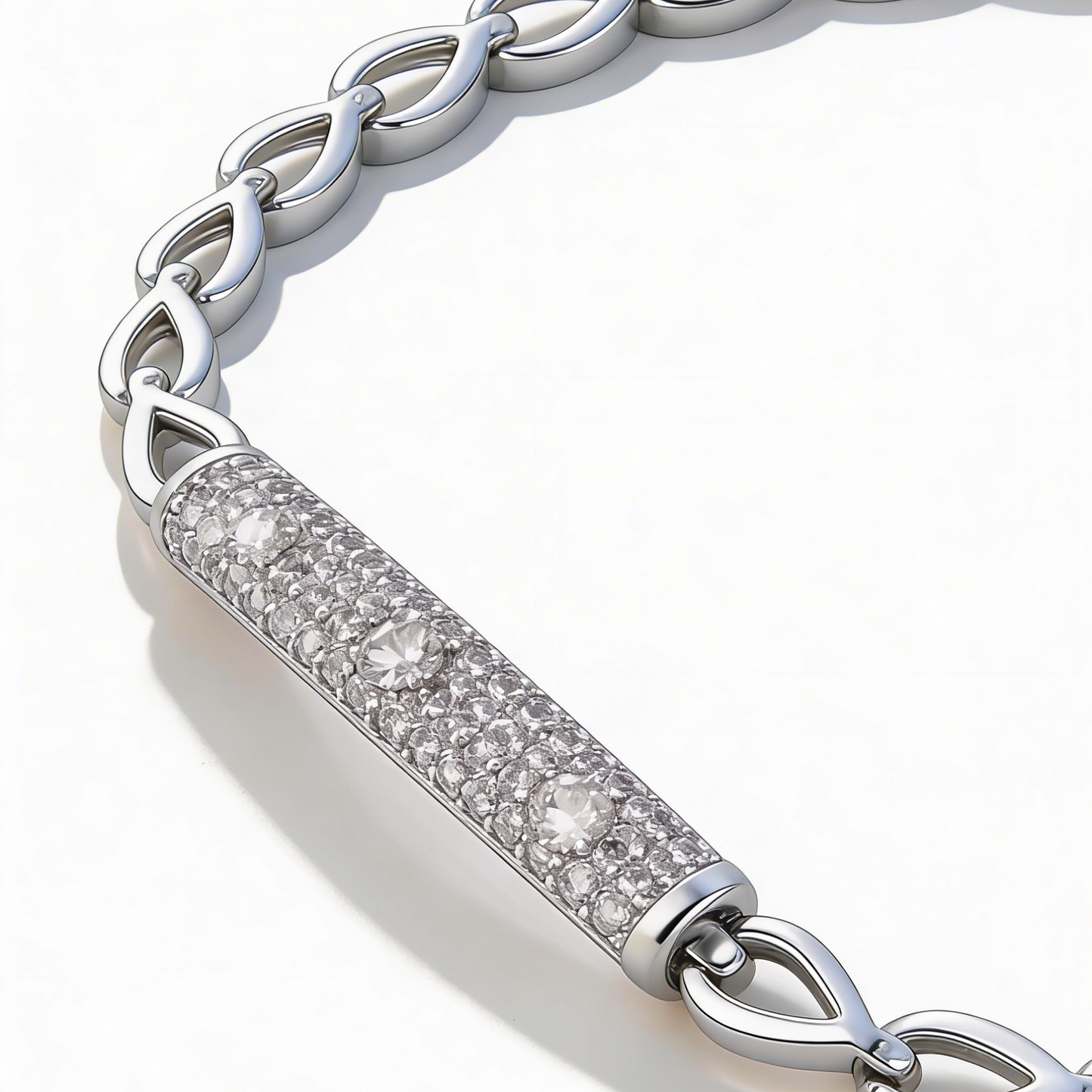 Infinite Pavé Bar Bracelet