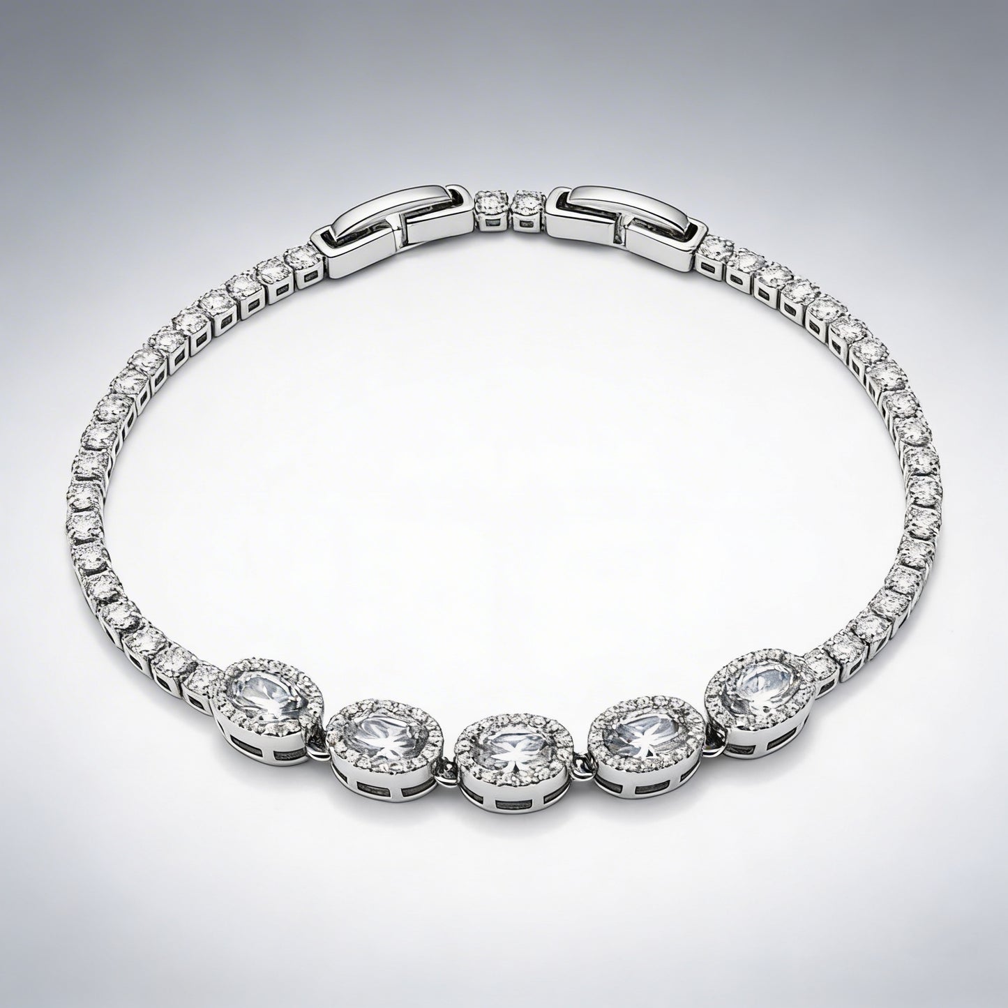 Oval Radiance Tennis Bracelet