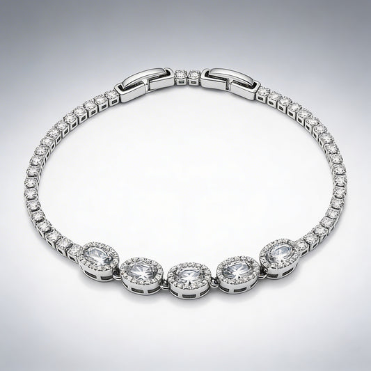 Oval Radiance Tennis Bracelet
