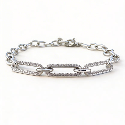 Lumière Pavé Link Bracelet