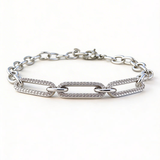 Lumière Pavé Link Bracelet