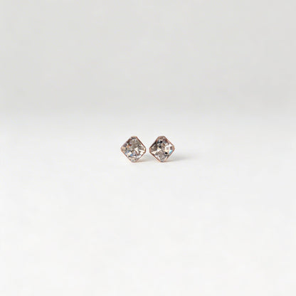 Grand Crystal Rosée Studs