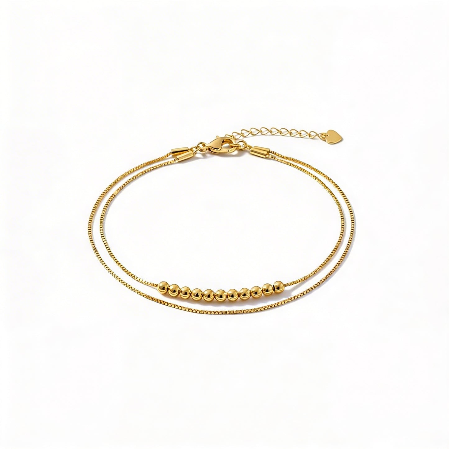 Minimalist Double Chain Bracelet