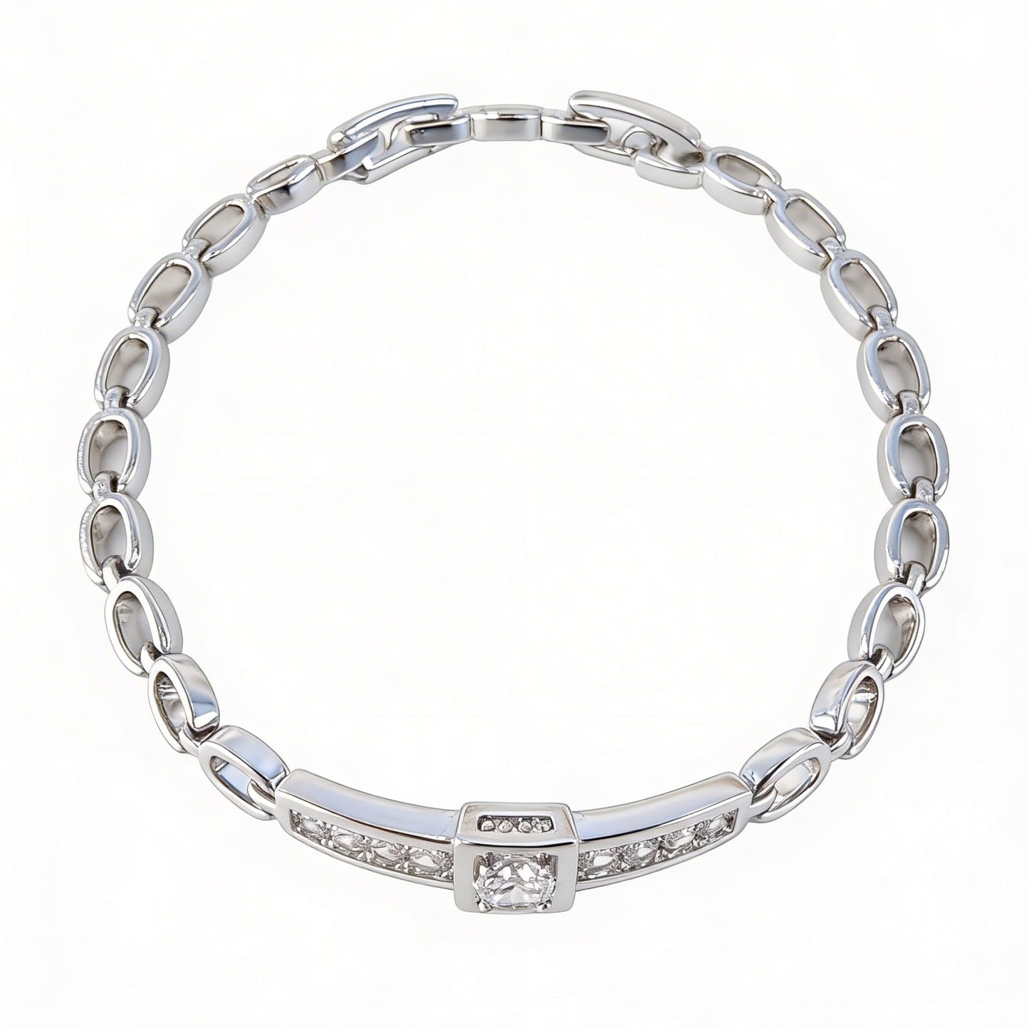 Soleil Solitaire Tennis Bracelet