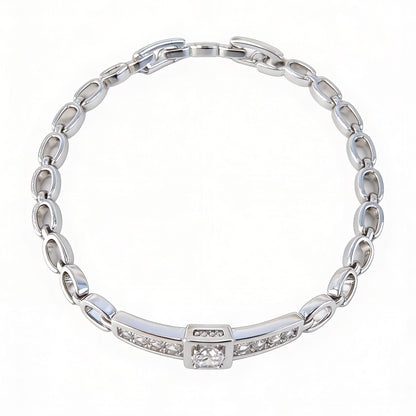 Soleil Solitaire Tennis Bracelet