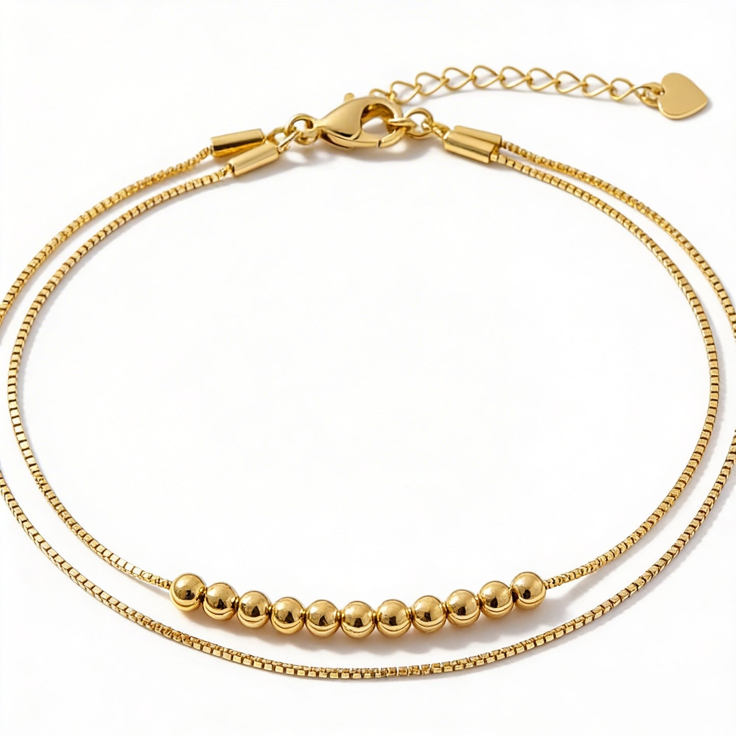 Minimalist Double Chain Bracelet